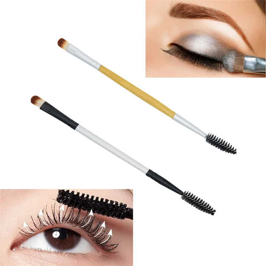 Makeup Brush Double end Eyeshadow Eyelash Brush Applicator Makeup