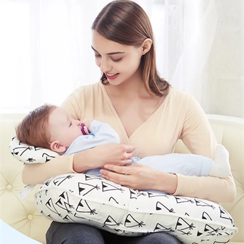 

May Baby #5001 2Pcs Newborn Breastfeeding Pregnancy Maternity Pillow Baby Mom Nursing Support Cuddle baby room Drop Shopping