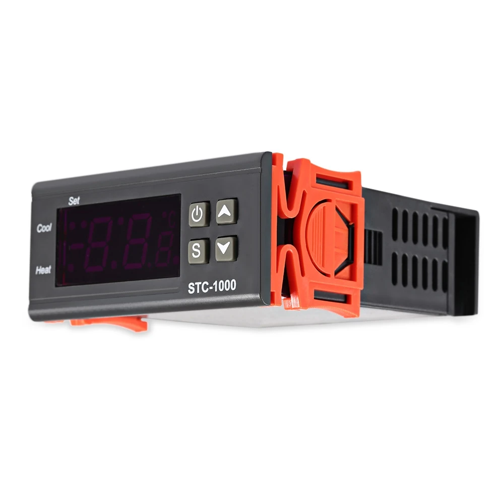 

Digital Thermometer Aquarium Thermostat Temperature Regulator Thermal Tegulator for incubator Thermocouple -50~99 Degrees+Sensor