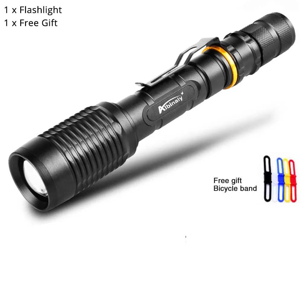 Ультра яркий светодиодный фонарик T6/L2 светодиодный фонарик 5 режимов водонепроницаемый масштабируемый фонарь, используемый для кемпинга, приключений, охоты - Испускаемый цвет: Package A