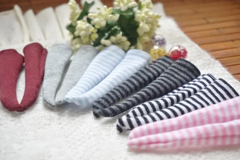 1 пара одноцветных и полосатых Ассорти Blyth кукольных чулок Подходит для Azone Pullip
