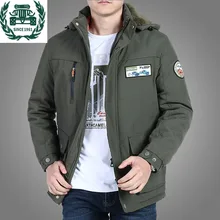 ZHAN DI JI PU Брендовая одежда плюс размер 3XL 4XL мужские зимние парки 130