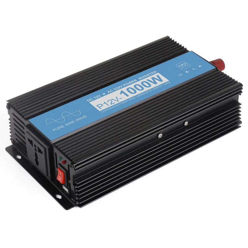 

1000W Pure Sine Wave Inverter Home Power Failure Emergency DC 12V To AC 220V Inverter Voltage Converter