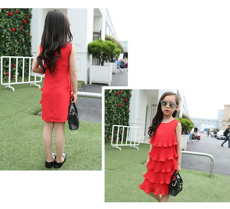 chiffon girls layered dress little teenage kids girl summer dress 2016 white red midi long dresses for girl clothes kids sundress 5 6 7 8 9 10 11 12 13 14 15 16 years old little teenage big girls dresses sleeveless children clothing (16)