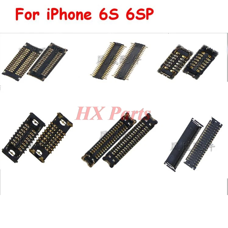 

For iPhone 6S 6SP On Motherboard FPC Connector Socket Cellular Wifi Back/Front Camera Charging LCD Socket Repair Parts