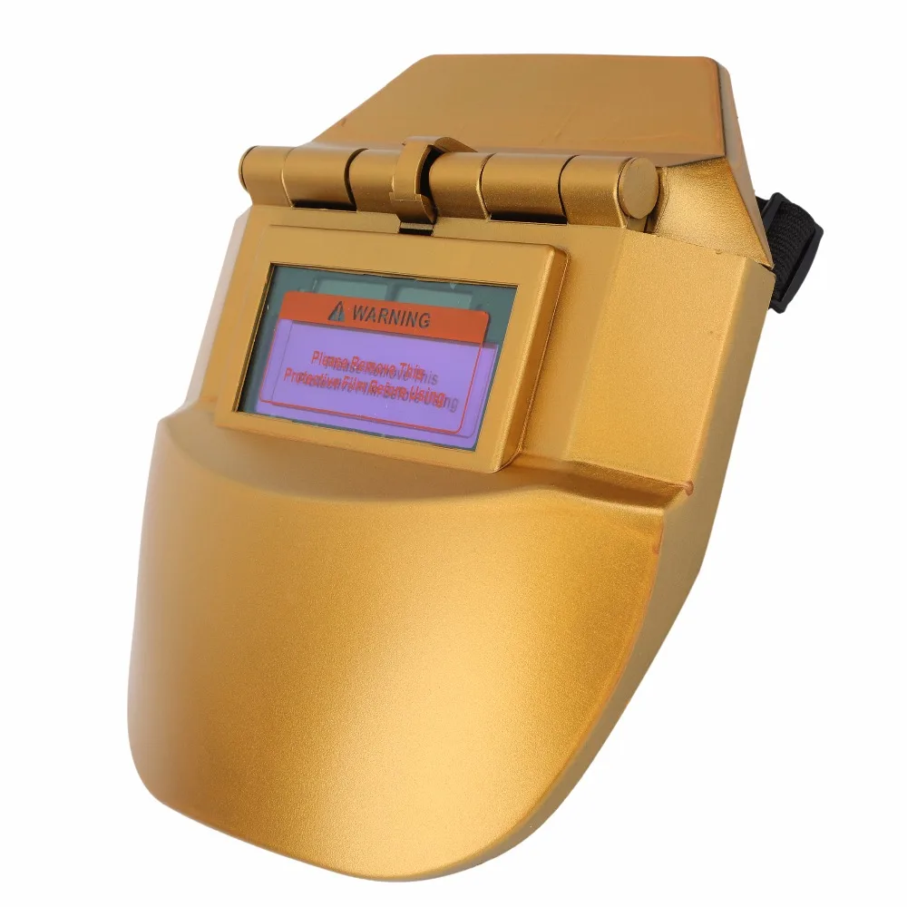 Protect Eyes Face Protection Gold Electric Welding Helmet Welding Mask
