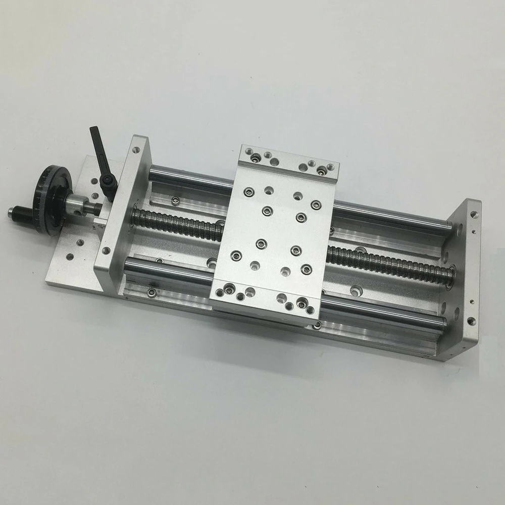 

Precision C7 Slide Linear Stage 100MM Stroke Heavy Load Manual Sliding Table With Handwheel Slide Linear Stage SFU1605