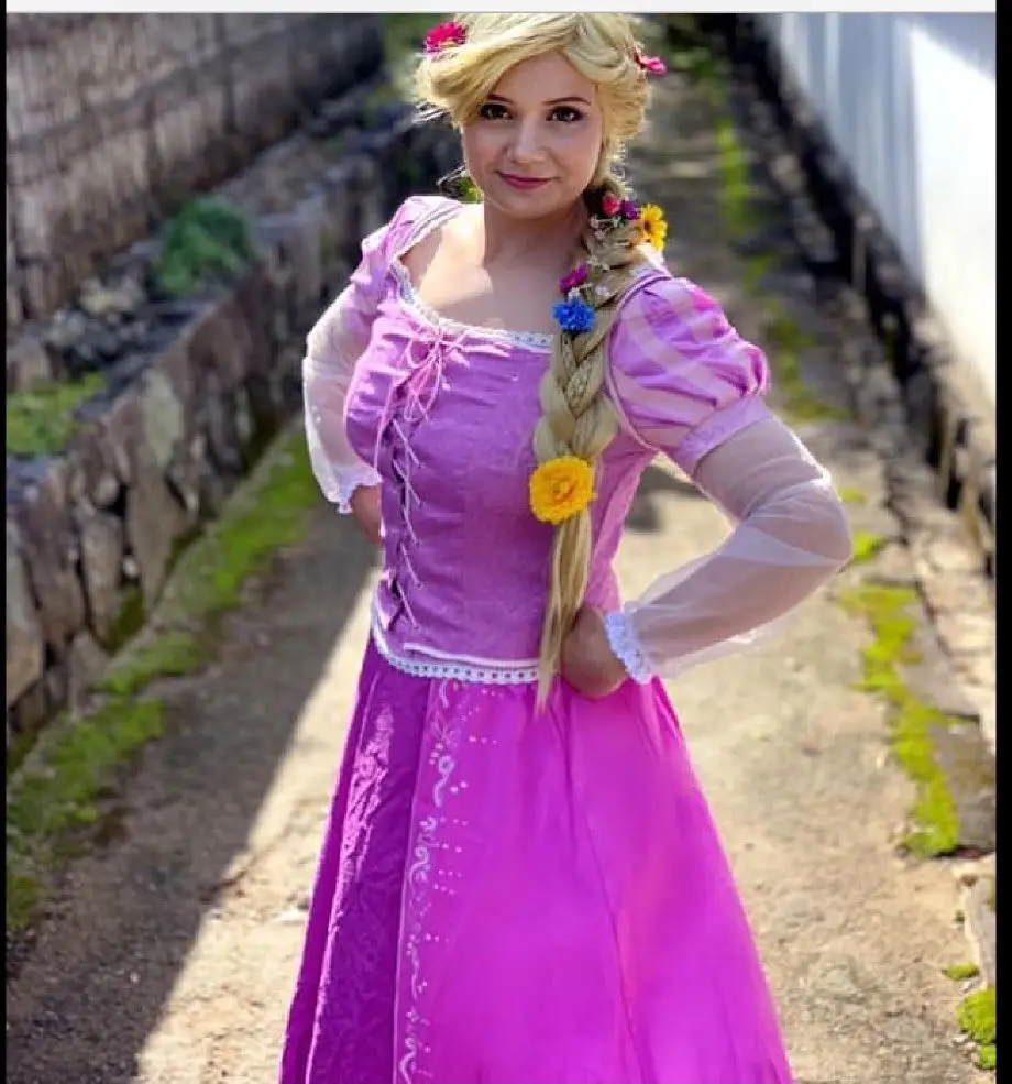 tangled fancy dress