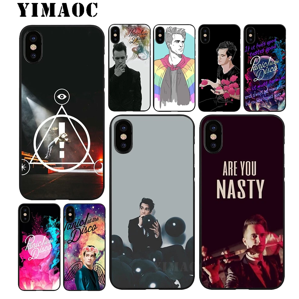 YIMAOC Panic At Disco Мягкий силиконовый чехол для iPhone 11 Pro Xr Xs Max X или 10 8 7 6 6S Plus 5 5S SE |