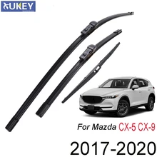 Xukey, переднее, заднее стекло, фотоэлемент для Mazda набор стеклоочистителей CX5 CX9 MK2 2020 2019 2018 2017 24