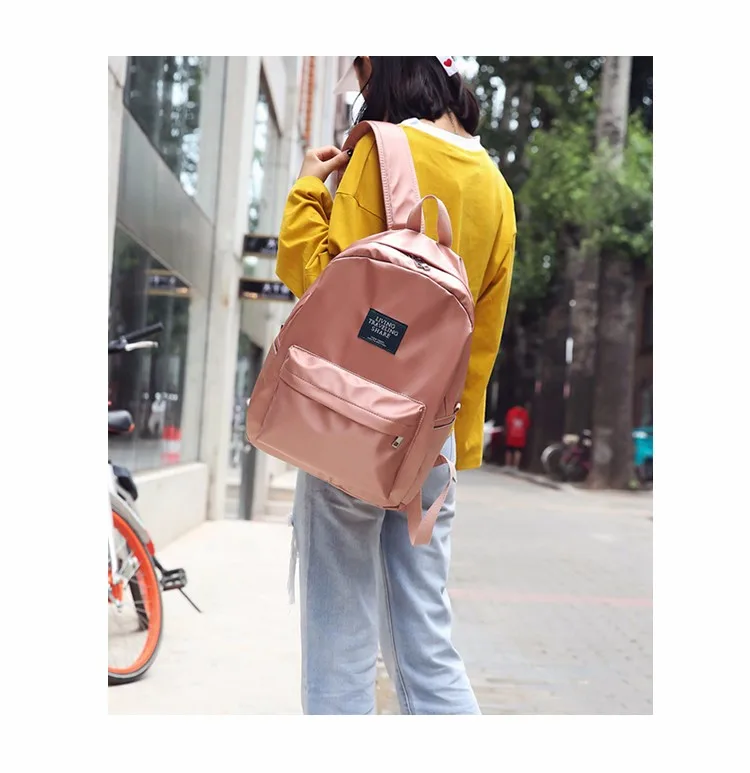 Leader Show Модный повседневный женский рюкзак, рюкзаки из мягкой ткани, школьные сумки для девочек, нейлоновый рюкзак для путешествий, женский рюкзак Mochila