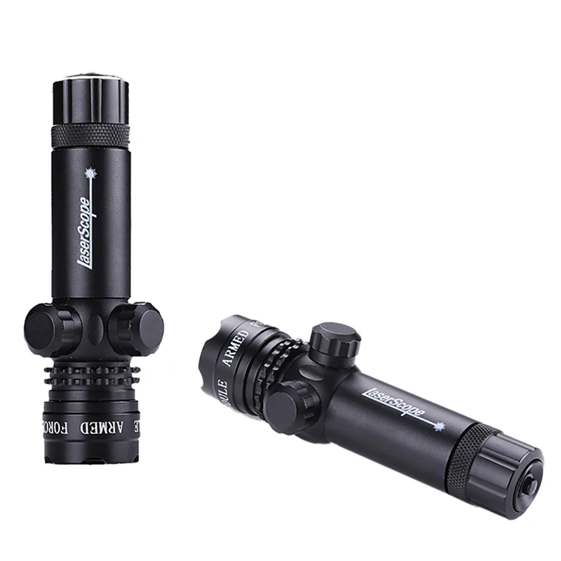 

New Green Rifle Scope 20mm Rail & Barrel Mount Cap Pressure Switch Red Dot Hunting Tactical Laser Mount Laser Sight