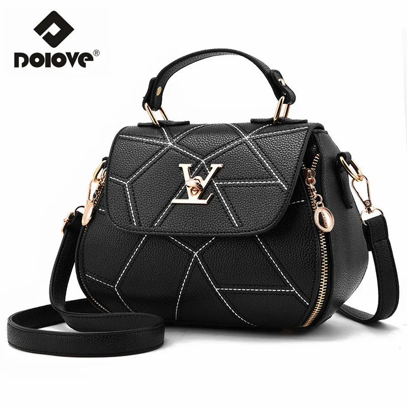 Aliexpress Dolove 2017 New Luxury Handbags Women Bags Aliexpress Dolove 2017 New Luxury Handbags Women Bags Designer Fashion Messenger Bag Metal Single Shoulder From Reliable