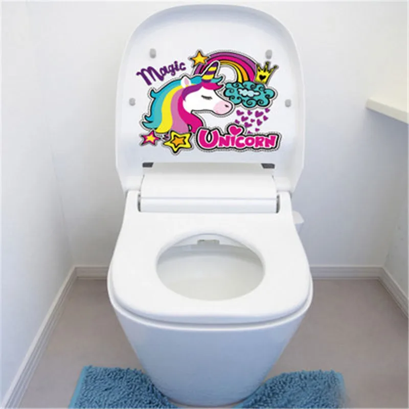 Cartoon Mermaid Unicorn Refrigerator Sticker Kitchen Wall Sticker Creative Bathroom Toilet Stickers Muurstickers Art Wall Decal Cartoon Mermaid Unicorn Refrigerator Sticker Kitchen Wall Sticker Creative Bathroom Toilet Stickers Muurstickers Art Wall Decal