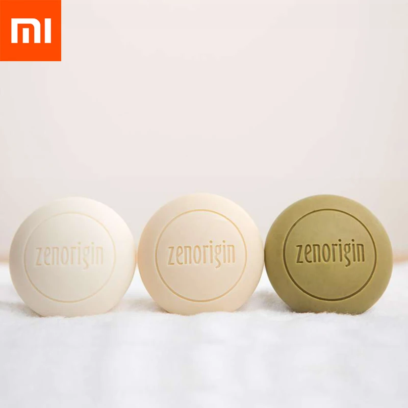 Xiaomi Mijia Zenorigin чистое натуральное мыло ручной работы, Отбеливающее кожу, очищающее мыло для лица, зеленый чай, клейкое рисовое мыло из козьего молока