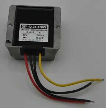 

Converter RegulatorWaterproof DC/DC 12V Step up to 24V 5A 120W Aluminum Shell