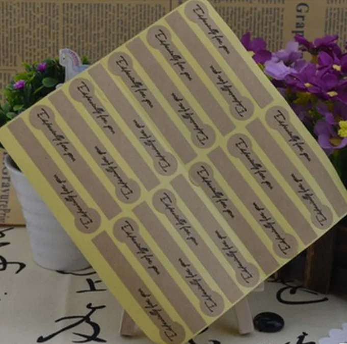 

3 sets (18pcs/set) New Paper "Especiallly for you" Label Paper Adhesive Sticker Candy Boxes Accessories Baking Bag Decorations