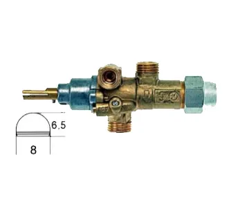 

GAS TAP 21/S GAS VALVE GV03 PEL 21S FOR PALUX TECNOINOX ZANUSSI WERY