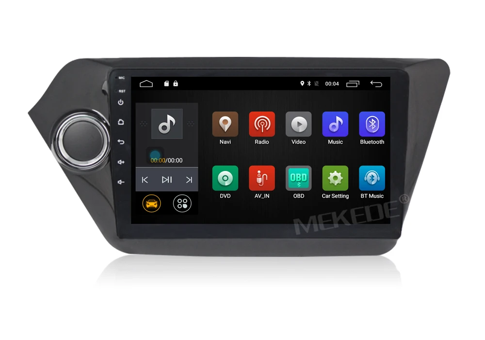 Sale Quad Core 9 inch Android 7.1  Car GPS Navigation for Kia RIO K2 2010 2011 2012 2013 2014 2015 Radio Cassette Player WIFI 4G DVR 10