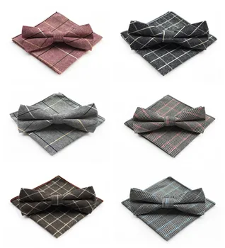 

2019 Dress Men's Wedding Dress Bow Tie Accessories Set Unique Explosion Business Men's Bow Tie Pocket Towel Accessories Set