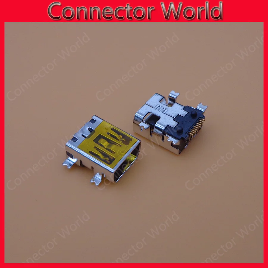 10Pcs Mini USB 10Pin Female jack Socket SMT Type PCB Soldering ...