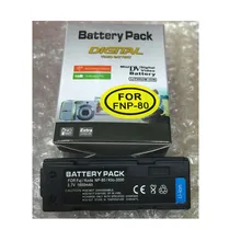 NP-80 lithium battery NP 80 Digital camera battery For Fujifilm FNP-80 FNP80 NP-80 NP80 DC-4800 DC-4900 DC-6800 MX-6900 X-2700