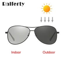 Ralferty классический пилот фотохромные солнцезащитные очки для мужчин поляризационные UV400 высококачественные водительские очки мужские очки Хамелеон X7750