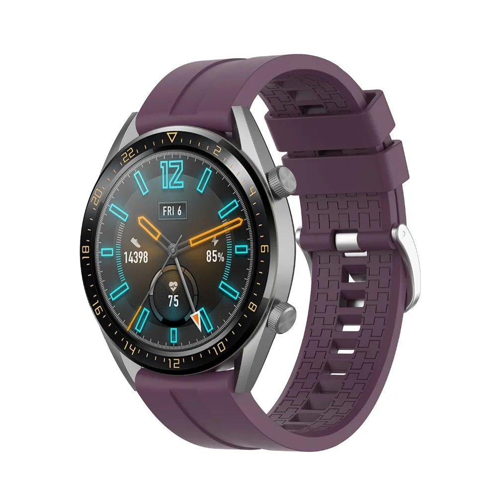 22 мм силиконовый ремешок для часов для huawei Watch GT/GT 2 Смарт часы браслет Спорт Correa для Galaxy 46 мм/gear S3/GT2 Band