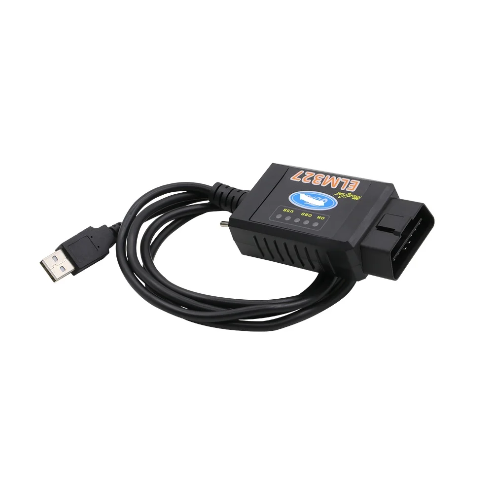 ELM327 USB V1.5 CH340+ 25K80 FTDI чип-код для Ford Скрытая функция HS CAN/MS CAN ELM 327 Bluetooth OBDII диагностический инструмент - Цвет: USB Version 2