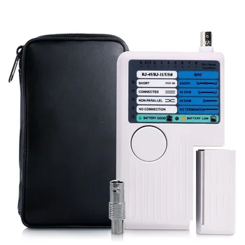 

New Portable Ethernet Network Cable Tester Remote RJ11 RJ45 USB BNC LAN For UTP STP LAN Cables Tracker Detector Tool Kit
