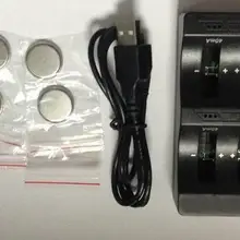 SZYLIJ хорошее качество LIR2032 3,6 V кнопки умный перезаряжаемый литиевый аккумулятор зарядное устройство набор для CR2032 3,6 V