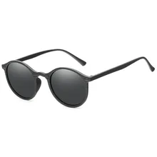 Модные круглые поляризованные солнцезащитные очки, Ретро стиль, мужские очки, фирменный дизайн, женские солнцезащитные очки, UV400, очки Oculos De Sol