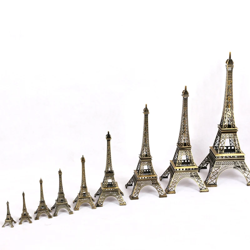 

Antiqued Miniature Eiffel Tower Paris Tower Home Furnishing Decorative Gift Model Of Metal Ornaments Home Decoration Accessories