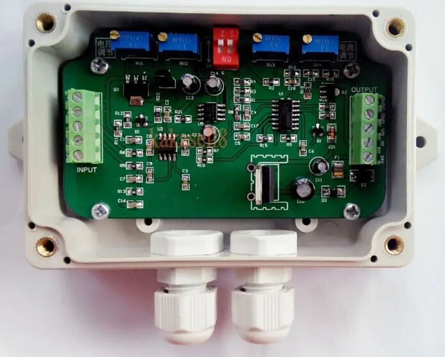 0 5 в (10 В)/4 20ма датчик нагрузки усилитель передатчика напряжения|load cell sensor amplifier|load
