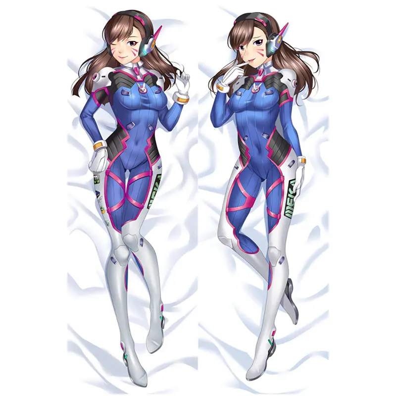 HOT Game Anime Overwatches pillow case OW Dva Sexy pillow Covers 3D