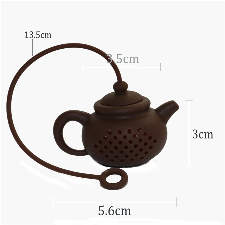 Новое креативное Силиконовое чайное ситечко, чай, пакетик, чайник, фильтр для заваривания чая, безопасная Чистка, 1 шт