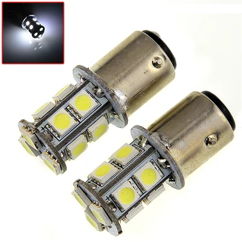 

2Pcs High Quality 1157 BAY15D P21/5W 13 SMD 5050 Car Led Turn Signal Lights Brake Tail Lamps 13SMD Auto Rear Reverse Bulbs 12V