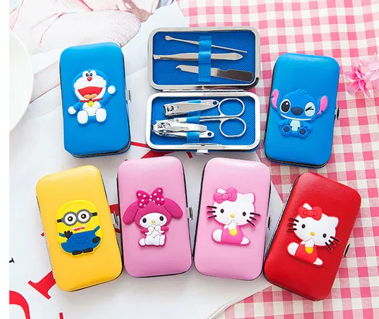 360pcs-60set-60box-Cartoon-portable-nail-clippers-nail-clippers-manicure-set-decoration-nail-scissors-manicure-tools