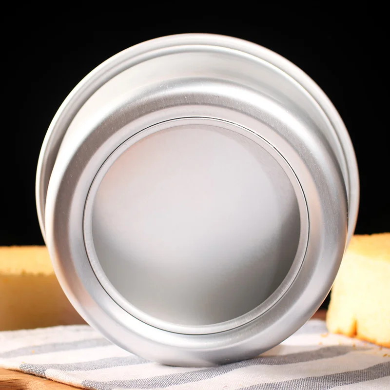 WHISM 2/4 дюймов алюминиевый сплав круглый для мини-кекса пирога съемный нижний пудинг плесень DIY выпечки Плесень Инструменты для торта кухня Аксессуары