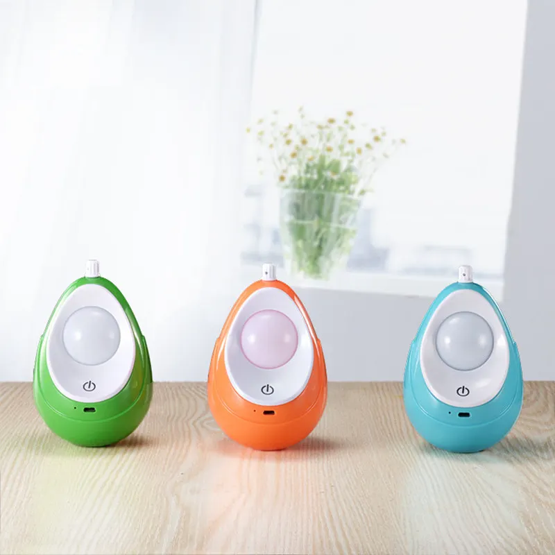 

AIMIHUO LED recharge night light Bedside energy-saving lamp for Baby eye protection light 3 color camping lamp touch night light