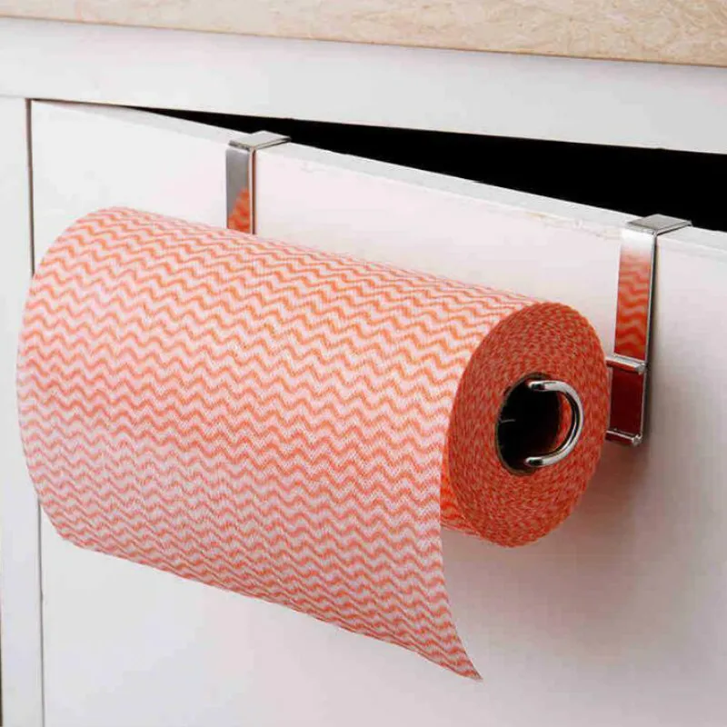 Kitchen Paper Holder Hanger Tissue Roll Towel Rack Bathroom Toilet Sink