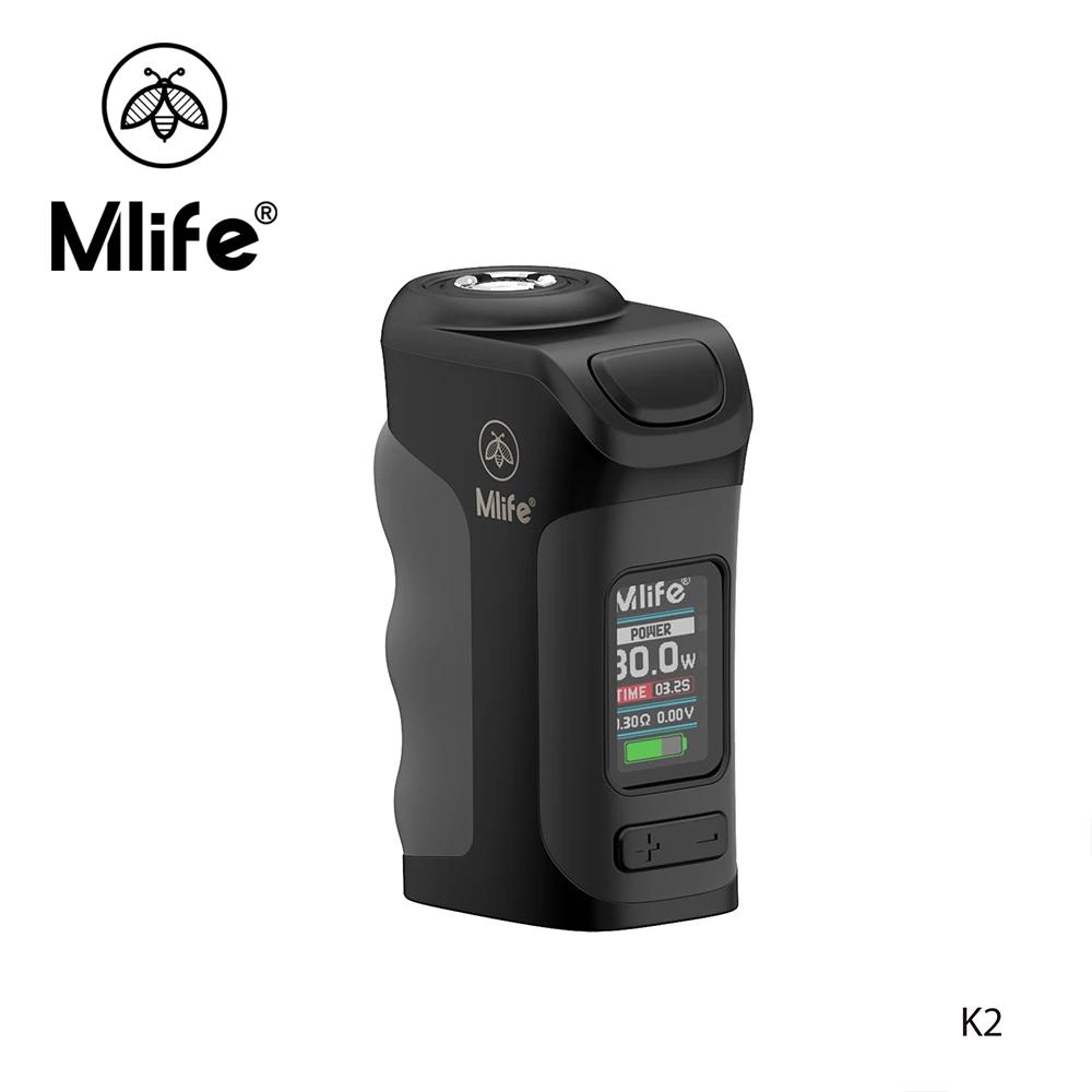 100% Оригинальные Mlife K2 80 W Box Cigarro электроник "Mod с 1500 mah Батарея