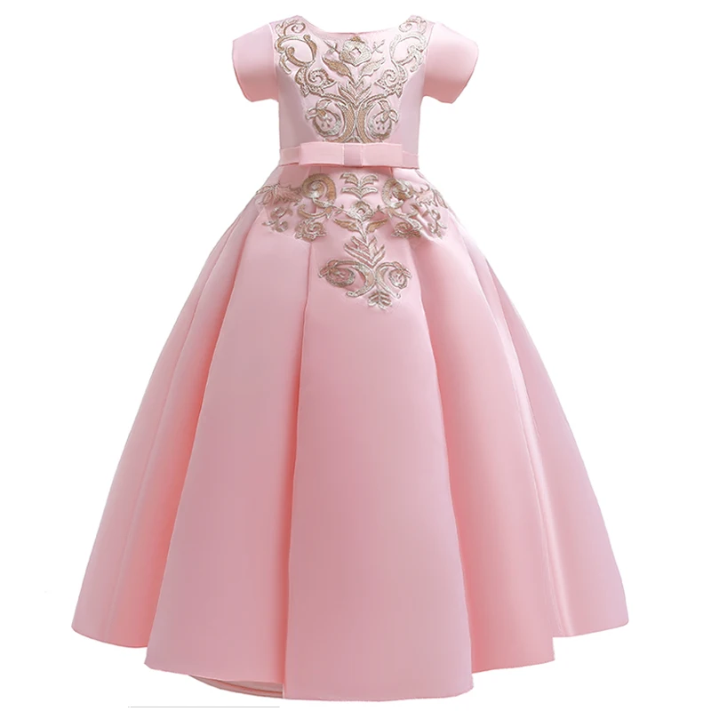 

2019 Big Girl Stage Performance Kids Dresses For Girls Princess Evening Dress Elegant Wedding Pageant Party Dress Dropshipping