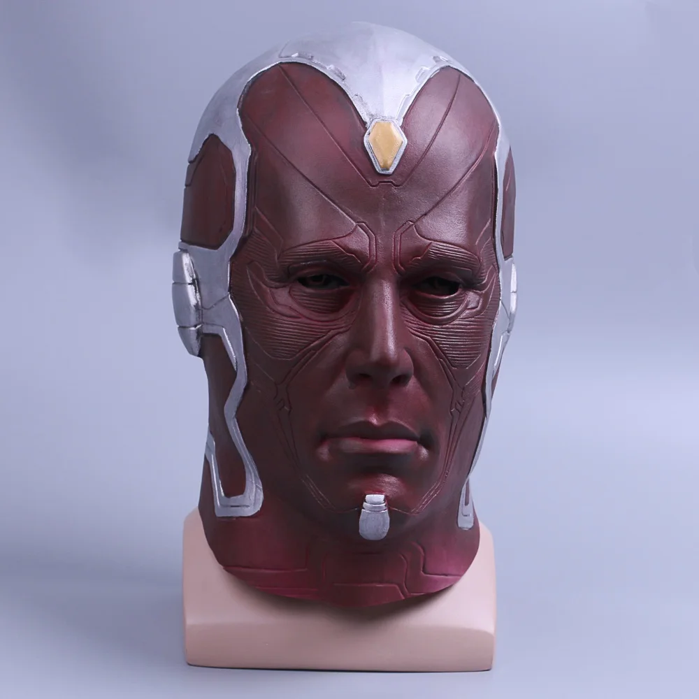 Мстители: Бесконечная война Маска зрение маска Супергерой маска полная голова хэллоуин шлем латексный Новый