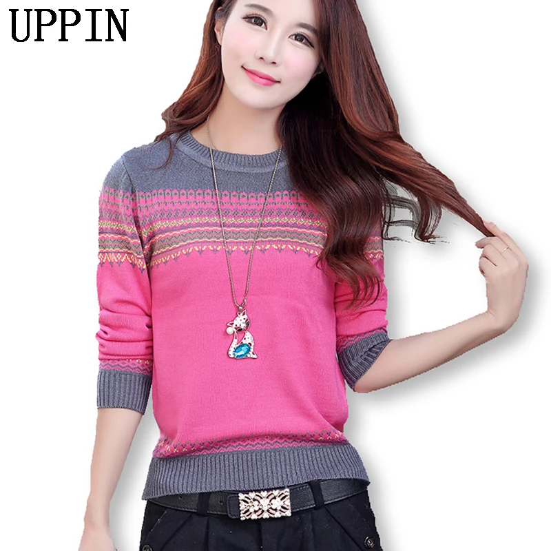 

UPPIN Sweater Women Jumper 2017 New Autumn Winter Oversized Sweater Long Sleeve Women Knitwear Loose Sweater Female Pullover