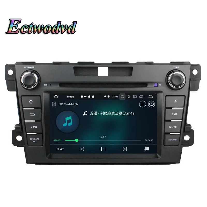 Excellent Ectwodvd Octa Core 4G RAM 64G ROM Android 9.0 Car Multimedia DVD Player GPS HeadUnit For Mazda CX-7 2012 2013 6