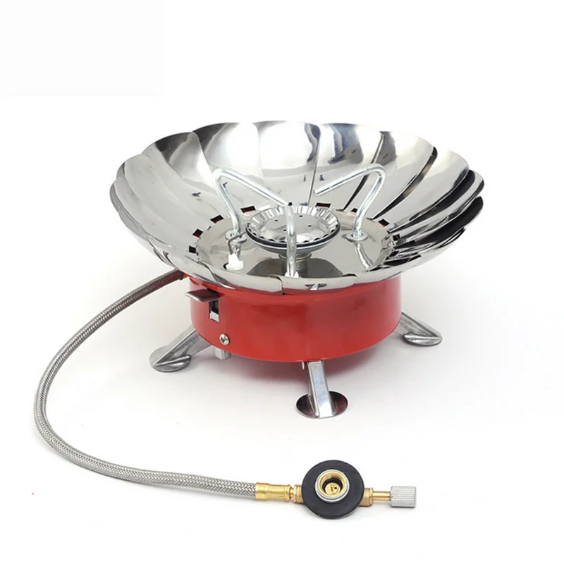 

Outdoor portable folding gas stove camping stove stainless steel gas burner equipment barbecue party kitchen household tools