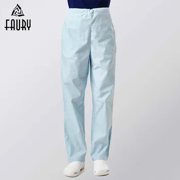 

Nurse Uniforms Nurse Doctor Pants Semi-elastic Waist Pants Hospital Medical Long Pants Beauty Salon Nurse Adjustable Work Pants