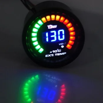 

Motorcycle Accessories Instruments 2" 52mm Digital 20 LED Exhaust Gas Temperature Gauge EGT for Car Truck