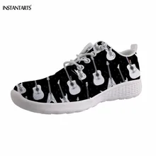 INSTANTARTS музыка Note Quitar принт мужская летняя водонепроницаемая обувь дышащая пляжная обувь для мужчин s Открытый плавание Аква обувь